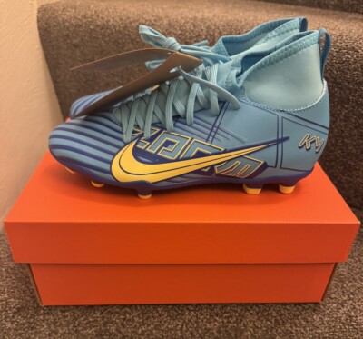 NIKE KIDS MERCURIAL SUPERFLY CLUB X MBAPPE FG/MG Size UK
