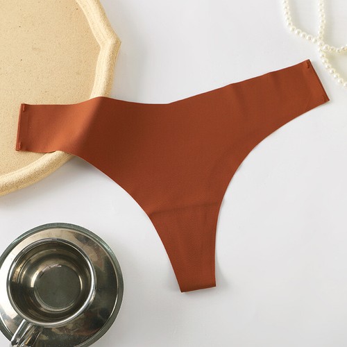 Multicolour Women Soft No Trace T-Back Thong Sexy Triangle Panties Underwear - Picture 17 of 36