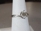 18K White Gold 1.00 Carat TW Moissanite Solitaire Engagement Ring Size 7 [r51] — photo 3