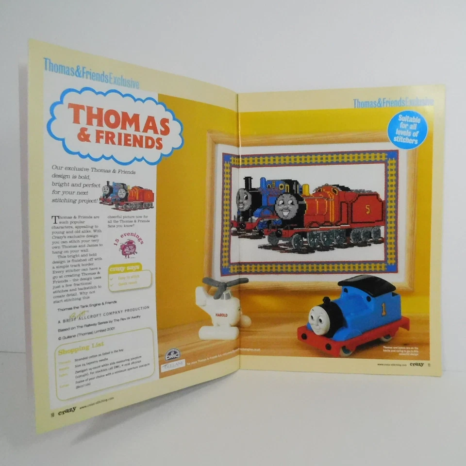 Cross Stitch Crazy Magazine September 2002 Issue 34 Thomas & Friends Dogs Flower - Image 4 of 4