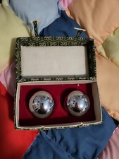 Vintage Healthy Ball Lotus Pond Asian Stress Balls Therapy Massage Meditation