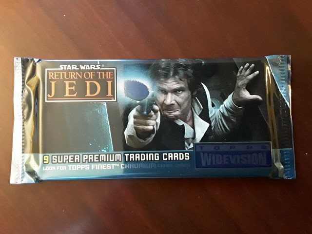 Topps Widevision 1995 Star Wars Return of the Jedi Sealed 9 Trading Card Pack | eBay