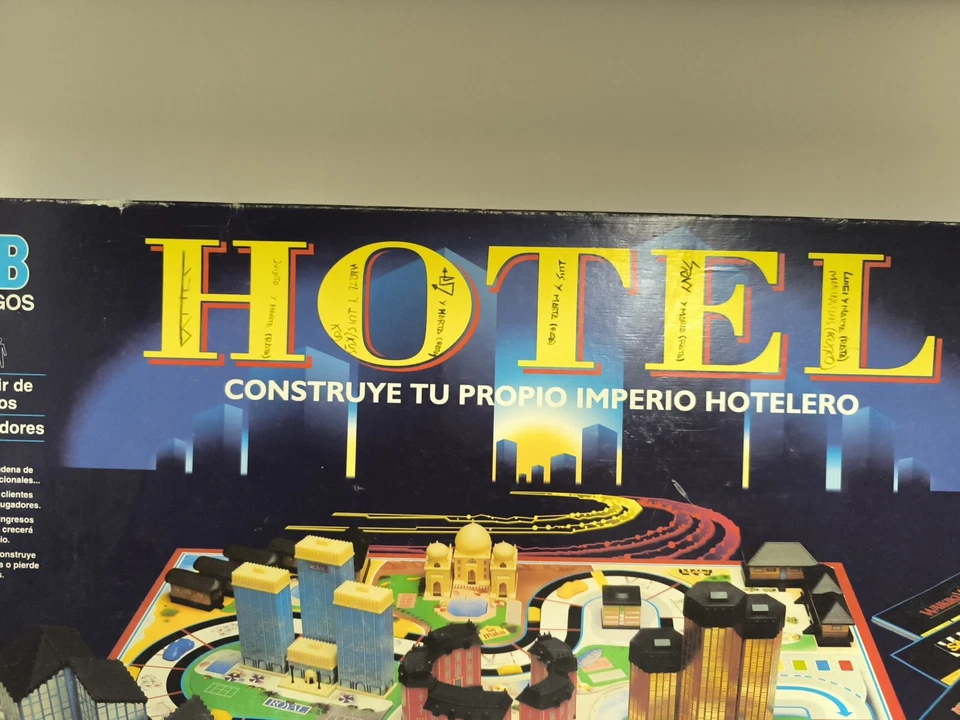 Juego De Mesa Hotel - Mb 1993 completo Caja Mal Estado  - Imagen 2 de 4