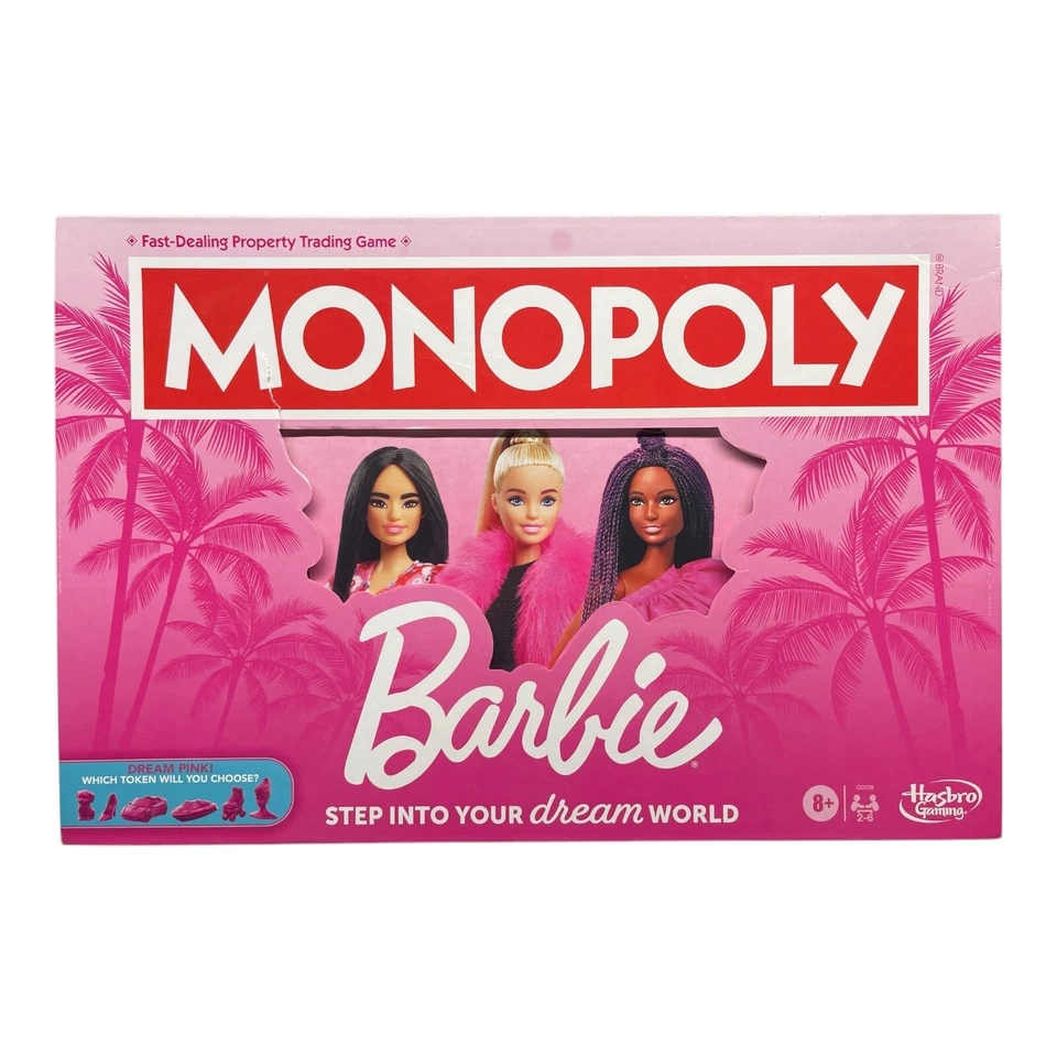 Monopoly Barbie Dream World Juego Set de 5 Casas de Sueño Púrpura Foto 2 de 3