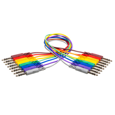 Hosa CSS845 Patchkabel 6,3 Klinke Symmetrisch 45cm