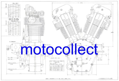 ROYAL ENFIELD Constellation Engine - Cutaway Drawing..A4..Free Postage Worldwide - Picture 4 of 12