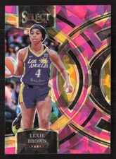 2024 WNBA Panini Select #200 Lexie Brown Pink Ice Prizm