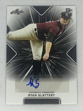 2021 LEAF PERFECT GAME AUTO RYAN SLATTERY BLACK PAPER  1/50