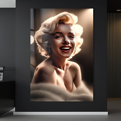 WANDBILD MARILYN MONROE POP STARS KUNST DRUCK ACRYLGLAS , LEINWAND , POSTER DECO