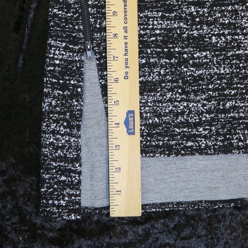 NEU Tunika ärmellos Pullover Rollkragen weiß schwarz Worthington Seitenreißverschluss Neu mit Etikett - Bild 4 von 11