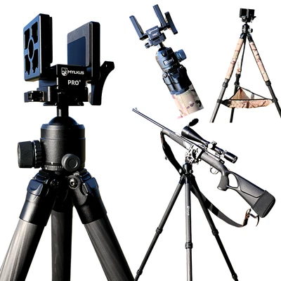 MYŁKUS Jagd zielstock dreibein Schießstock leichtes Stativ CARBON gestärkt stabil