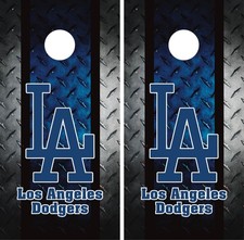 Los Angeles Dodgers Cornhole Board Wrap Skin Decal Baseball Vinyl Sticker VZ46