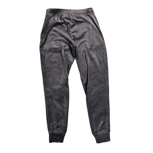 House of Harlow 1960 Womens Velour Joggers Gray Velvet Lounge Pants Soft! S