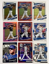 Freddie Freeman Lot 2020 Optic Red Wave 2021 Donruss Pink Holo Braves Dodgers