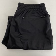 Umbro Womens Black Tack Jogger Stretch Band Pants Size M Measured Good Worn JKJ8