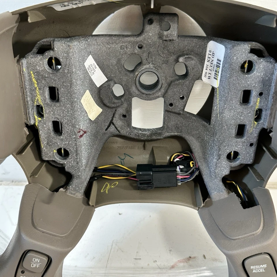 Nuevo OEM 25757138 GM 2000-2005 VOLANTE CADILLAC SEVILLE DEVILLE Gris Foto 2 de 4