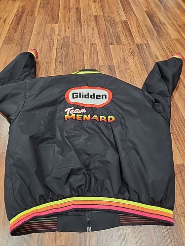 Vintage 1997 IRL Champions Glidden Racing Indycar Team Menard Jacket 2XL - Picture 5 of 6