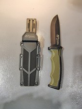 Whitetails Unlimited Knife Military Olive Tac Spec Op SOG Collectors Field Knife