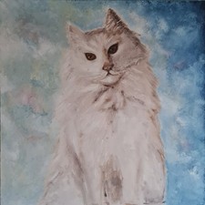 Quadro olio su tela, 60x60, Spatola e Pennello. Pittrice Paola Pagliara.