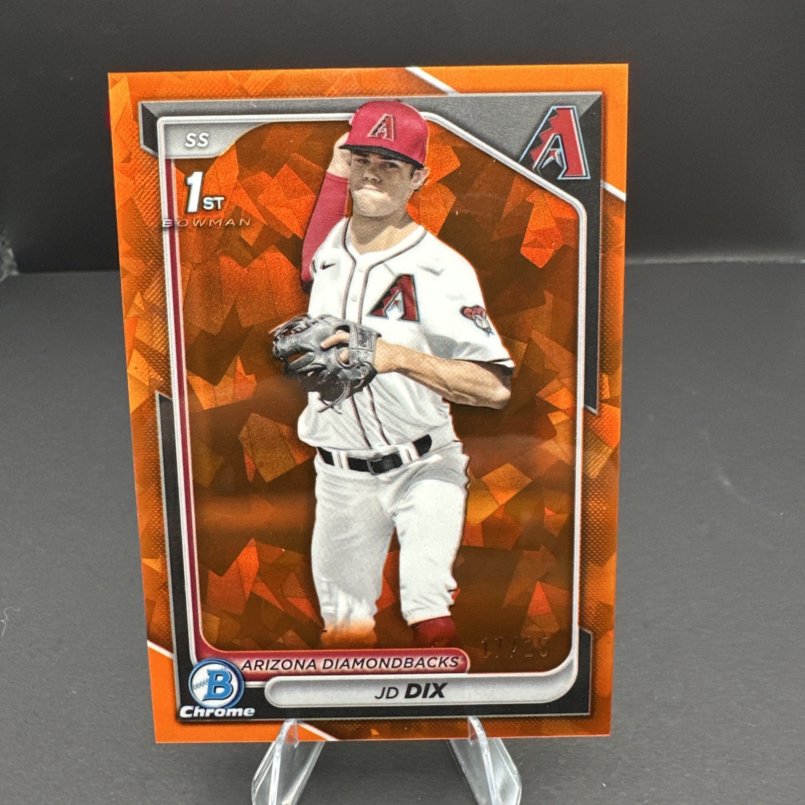 2024 Bowman Chrome Draft Sapphire Edition Orange 17/25 JD Dix #BDC-35 