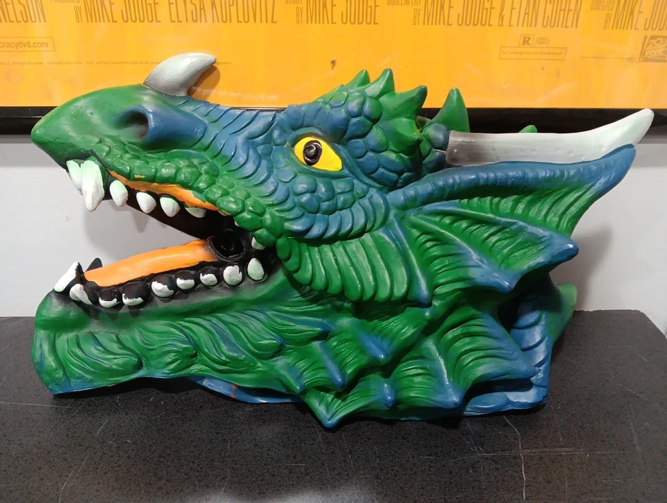 Adult Seasons Funny Horned Dragon Mask - Image 4 of 4