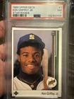 1989 Upper Deck - Star Rookie Ken Griffey Jr #1 (RC) PSA 7