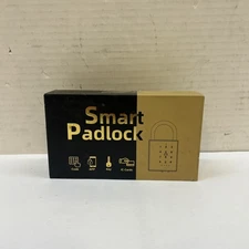 Heavy Duty Smart Padlock with Key, Pad Locks with Code Keypad, Weatherproof