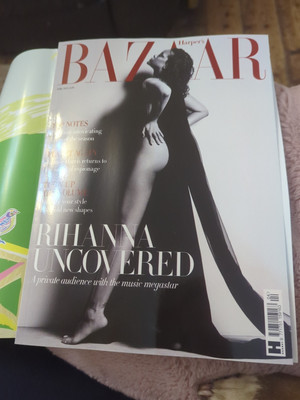 Harper's Bazaar Magazine: Rihanna, Twiggy, Brian Cox, L. Manville, April 2025