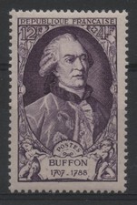 FRANCE 1949 : N° 856 CÉLÉBRITÉ DU 18ᵉ SIÈCLE.COMTE DE BUFFON