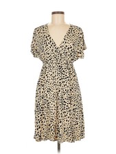 Amazon Essentials Women Brown Casual Dress M