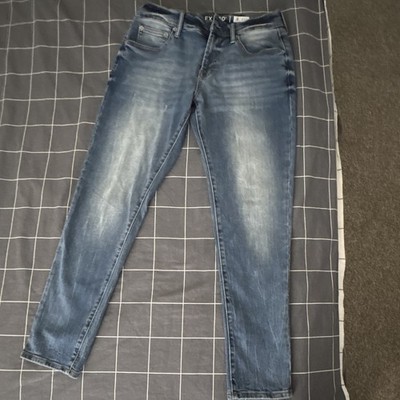 Arizona Advance Flex 360 Blue Skinny Stretch Denim Jeans Mid Rise 5-Pocket