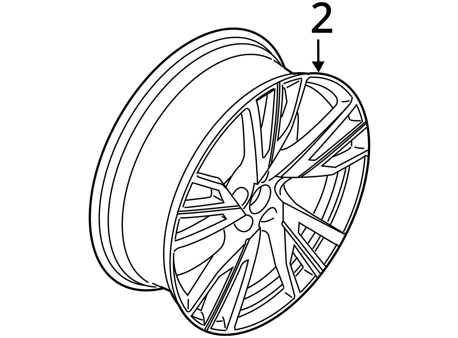Factory OEM 20" Wheel Fits 2019-2020 BMW i8 36116855013