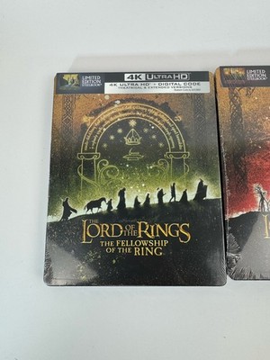 Lord of the rings Trilogy 4K Steelbook Set Sealed | eBay