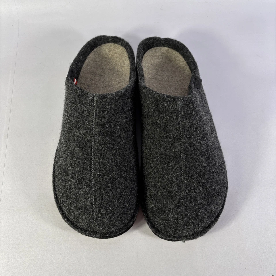 Zapatillas Sanita para mujer Lodge Slide de fieltro de lana gris confort natural EU 40 US 9 NUEVAS Foto 4 de 4
