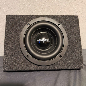 Skar Audio EVL-65 6.5” Subwoofer in Loaded Enclosure Sealed Box