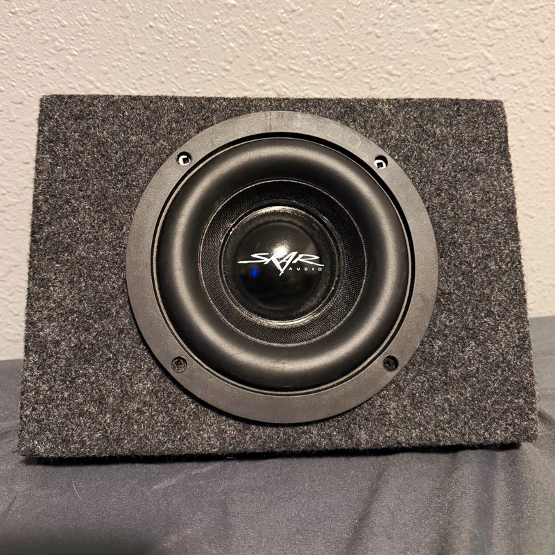 Skar Audio EVL-65 6.5” Subwoofer in Loaded Enclosure Sealed Box