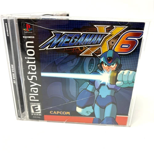 Mega Man X6 (Playstation 1 PS1) CIB Complete in Box Black Label