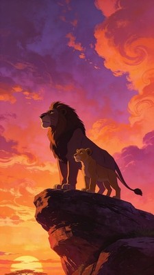 Disney Lion King Poster Papper Unframe Gift For Friends,Kids#6