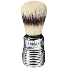Omega Shaving Brush With Stand Omega Italy Pig Bristles Pure Brushes Dachs-Optik