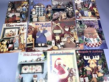 Tole Painting Book 11 Lot DPC Various Artists Vintage Folk Art Country Patterns