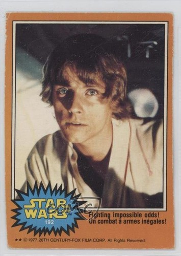 1977 OPC Star Wars #192 Fighting impossible odds!