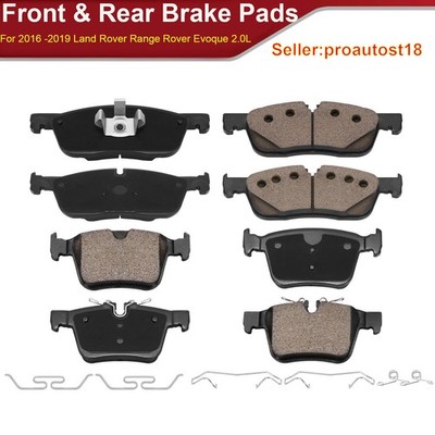 Front & Rear Ceramic Brake Pad For 2016 -2019 Land Rover Range Rover Evoque 2.0L