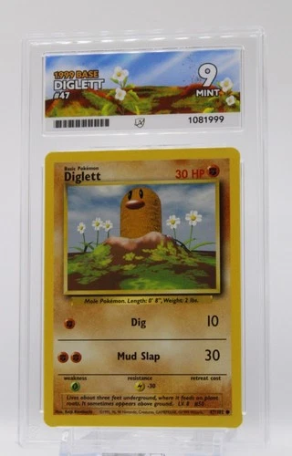 1999, Diglett, #47, Base, ACE 9