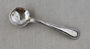 Vintage Birmingham, England Sterling Silver Salt Spoon;A767