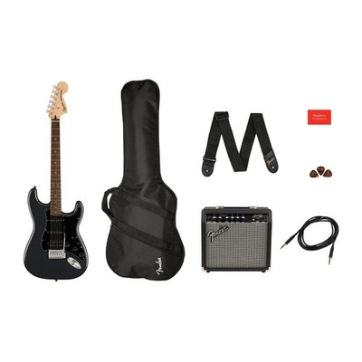 Squier Affinity Series Stratocaster HSS Pack LRL Charcoal Frost Metallic -