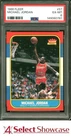 1986 FLEER #57 MICHAEL JORDAN RC BULLS HOF PSA 6