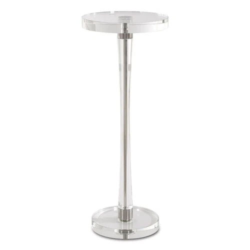 Uttermost 25279 Pria 9" Diameter Crystal and Iron Accent Table - Crystal - Picture 1 of 5