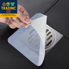 Silicone Tub Stopper Floor Drain Cover, 2 Pieces Sewer Anti-Odor Mat Deodorizing