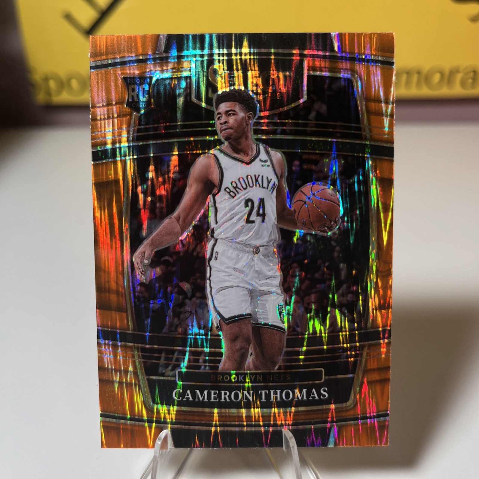 Cameron Thomas 2021-22 Select #21 Orange Flash RC 