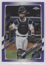2021 Topps Chrome Purple Refractor 161/299 Jorge Alfaro #25 wq8